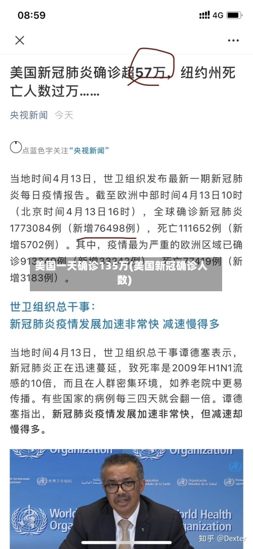 美国一天确诊135万(美国新冠确诊人数)