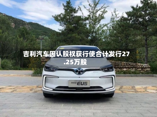 吉利汽车因认股权获行使合计发行27.25万股-第2张图片