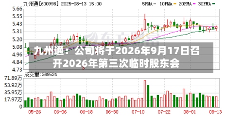 九州通：公司将于2026年9月17日召开2026年第三次临时股东会-第3张图片