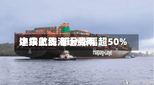 中东航线海运费用连续上涨 部分涨幅超50%