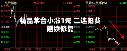 精品茅台小涨1元 二连阳费用延续修复-第2张图片