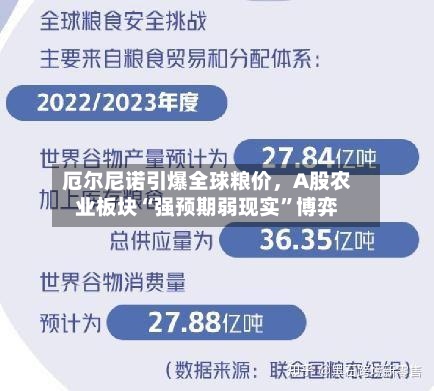 厄尔尼诺引爆全球粮价，A股农业板块“强预期弱现实”博弈-第2张图片