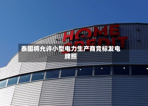 泰国将允许小型电力生产商竞标发电牌照